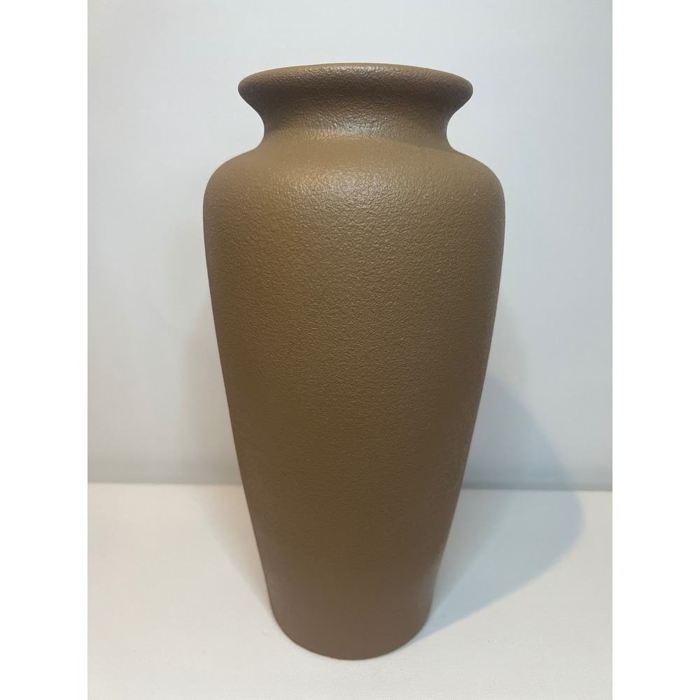 Vintage Harris Potteries Textured Matte Ceramic Vase Made in USA Modern Boho